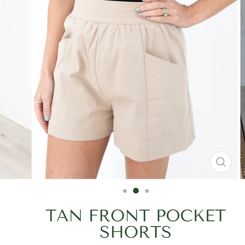 Tan dressier shorts-never worn!!